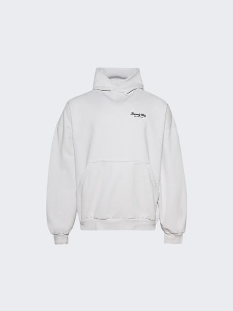 BALENCIAGA Beverly Hills Oversized Hoodie Off-white