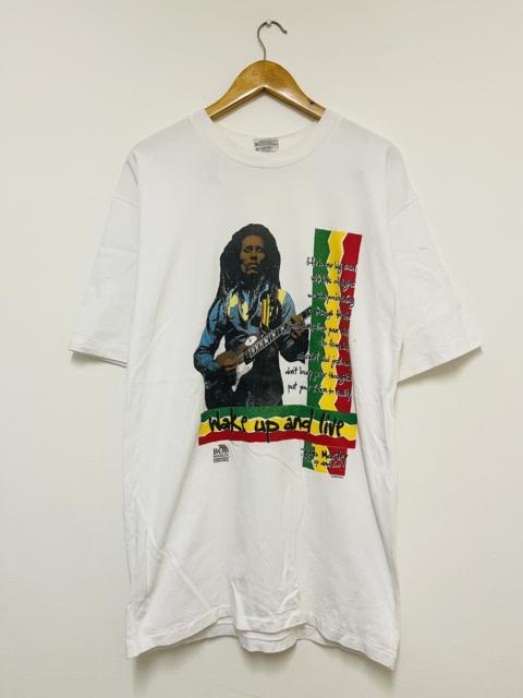 Other Designers Vintage - Vintage 90’s Bob Marley “Wake Up And Live Reggae W2