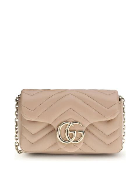 GUCCI Gucci GG Marmont Leather Mini Shoulder Bag