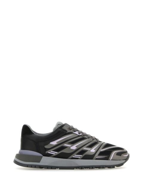 Maison Margiela Multicolor mesh and rubber 50-50 sneakers