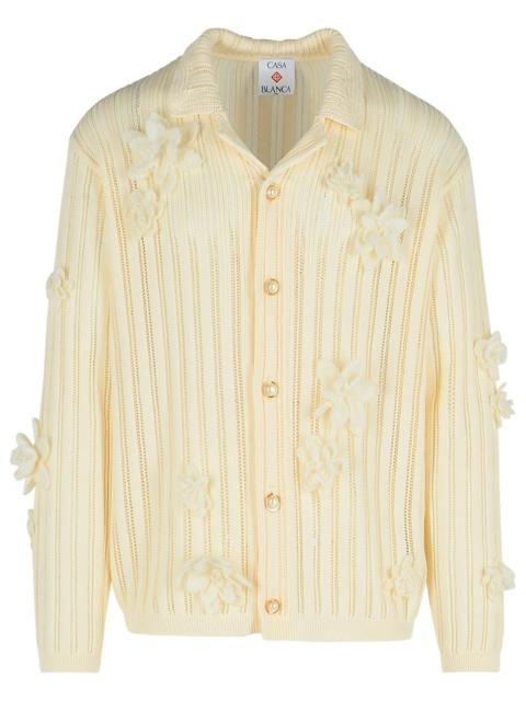 Casablanca Cream Cotton Shirt Men