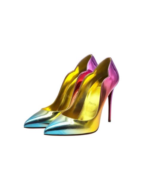 Christian Louboutin Hot Chick Metallic Leather Pumps EU 38.5 US 8.5 - NWB