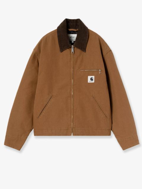 Carhartt WIP Carhartt Wip Detroit Canvas Jacket With Front Logo Patch