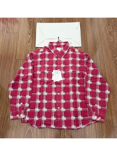visvim VISVIM 24SS PIONEER KHADI CHECK SHIRT — Brushed Indian Khadi Check Flannel Shirt