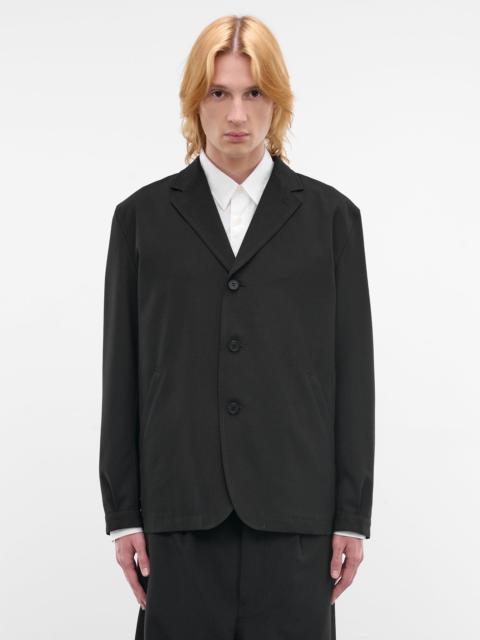 Comme des Garçons Homme Navy Buttoned Straps Wool Blazer