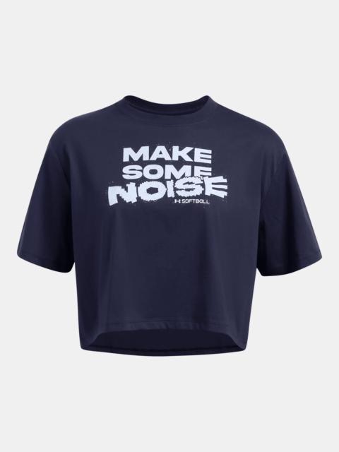 Under Armour Women's UA Softball Make Noise Short Sleeve
