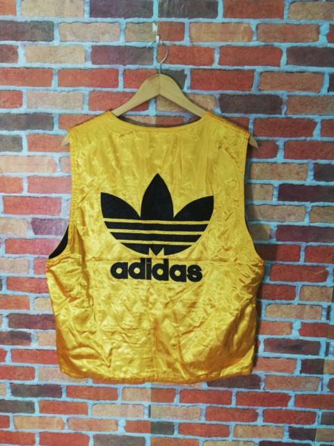 adidas Vintage Adidas Vest riversible Big Logo Spell Out