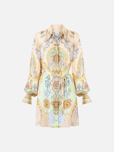 CAMILLA SHIFT SHIRT DRESS