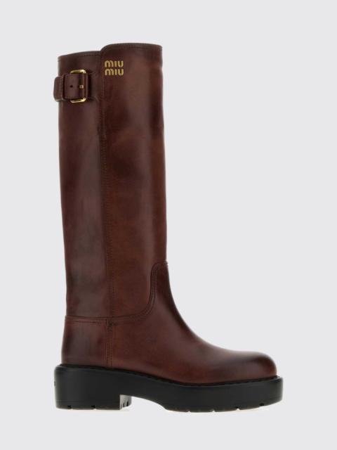 Miu Miu Miu Miu Women Boots Woman Miu Miu