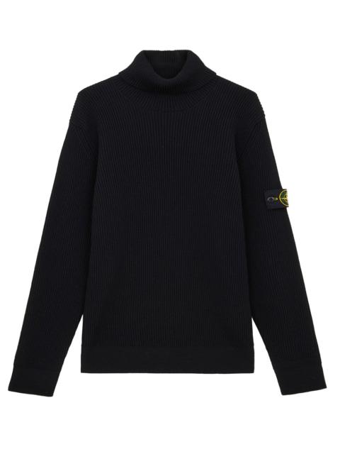 Stone Island Stone Island Men Ribbed Wool Turtleneck Pullover