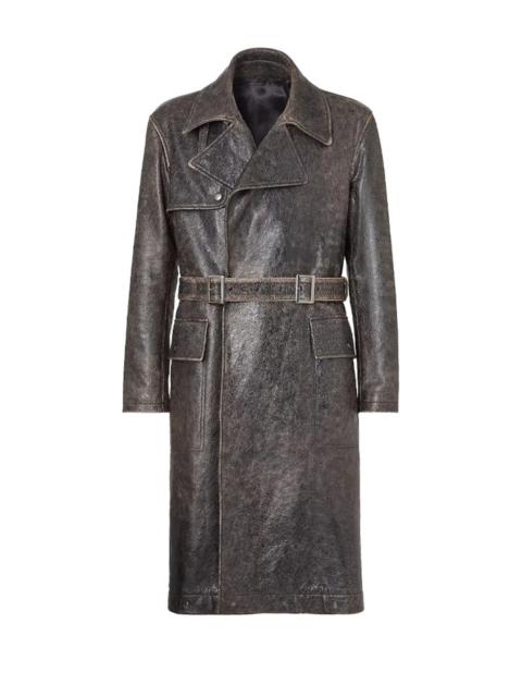 FENDI Fendi Men Leather Trench