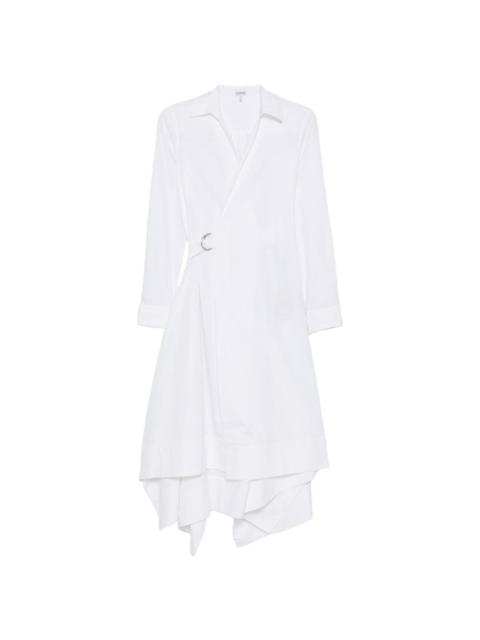 Loewe Loewe Women Cotton Draped Dress