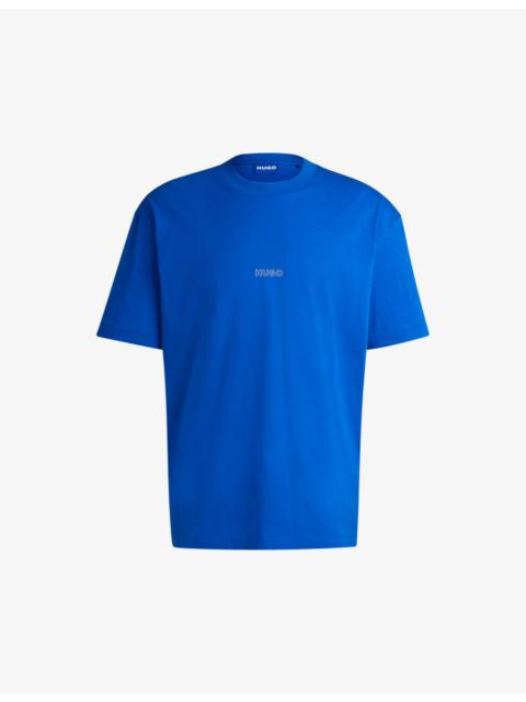 HUGO Logo-print relaxed-fit cotton T-shirt