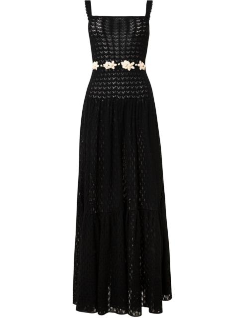 Agua by Agua Bendita Lima Black Maxi Dress