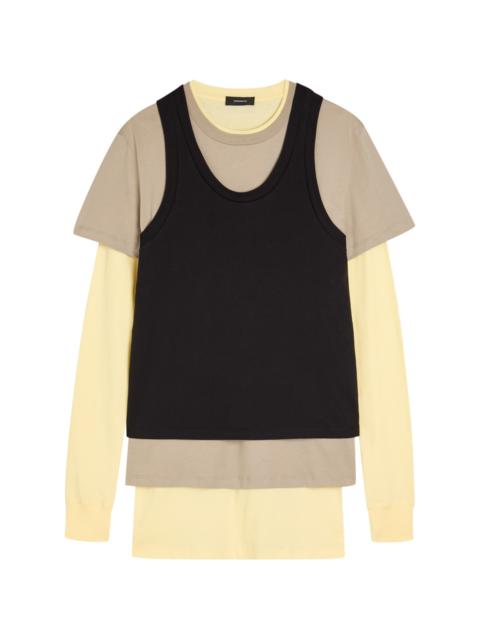 WARDROBE.NYC Wardrobe.nyc Layered Cotton Mini Dress