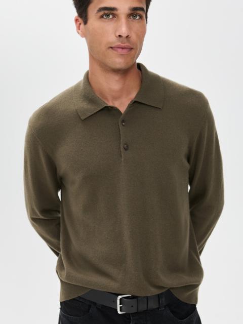 NILI LOTAN Jovan Cashmere Polo Sweater