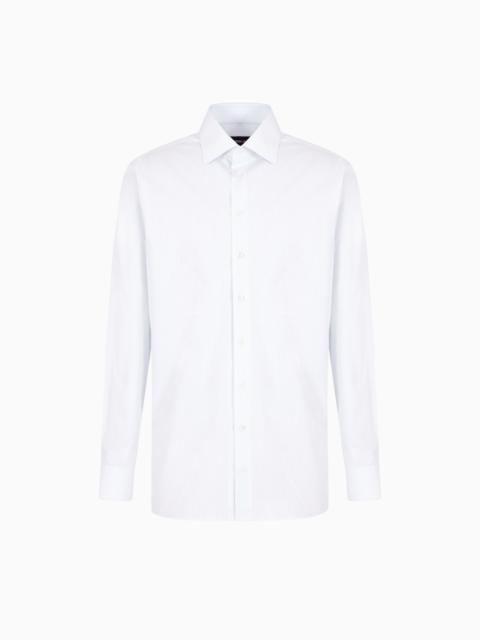 GIORGIO ARMANI REGULAR-FIT SHIRT IN LUXURY STRIPED COTTON