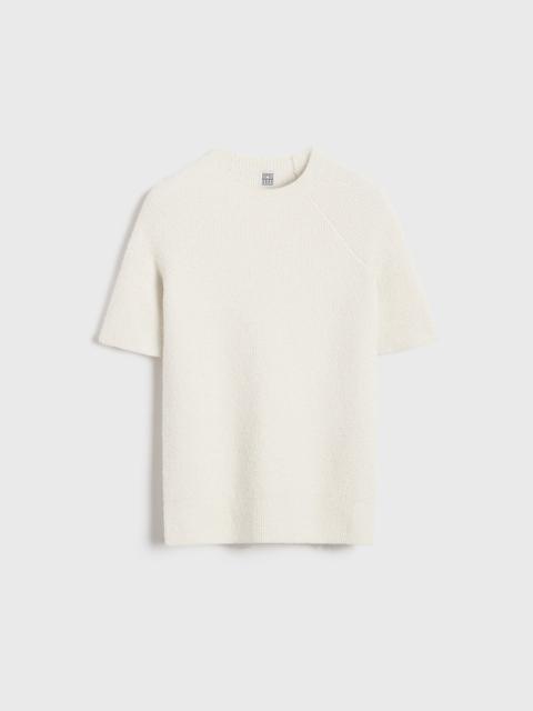 TOTEME Raglan-sleeve terry knit white