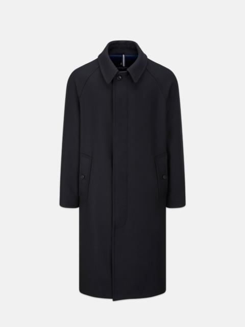 GLOVERALL Men's Hynes Coat Navy