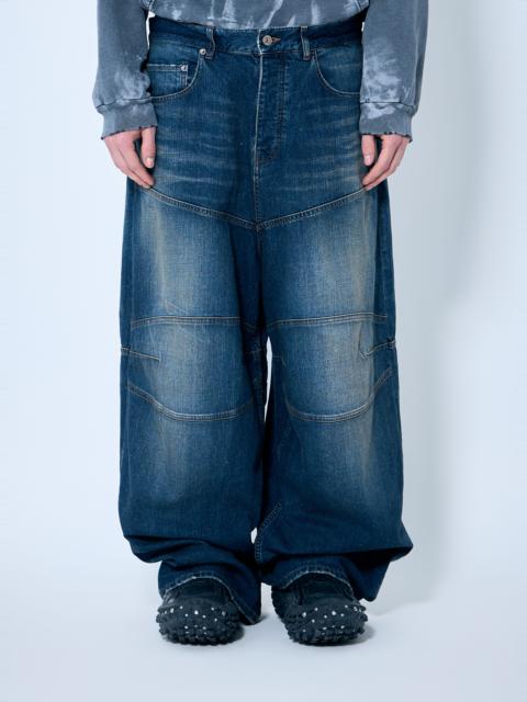 BALENCIAGA Baggy Panel Construction Jeans