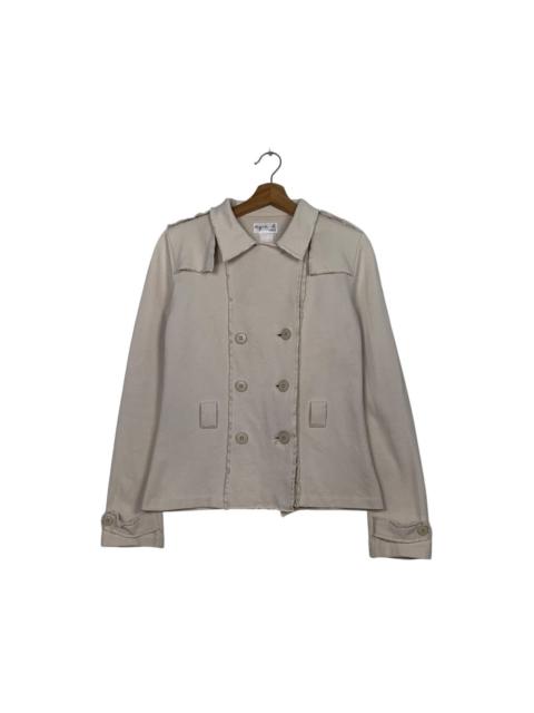 Other Designers agnes b. - Agnes B Double Breasted Crop Jacket