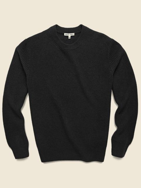 ALEX MILL Cashmere Jordan Sweater - Black