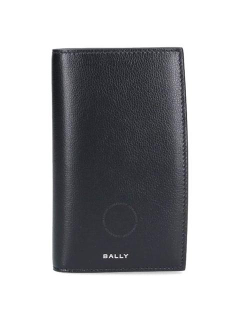 Other Designers Bally Jagger Leather Bi-Fold Logo Wallet