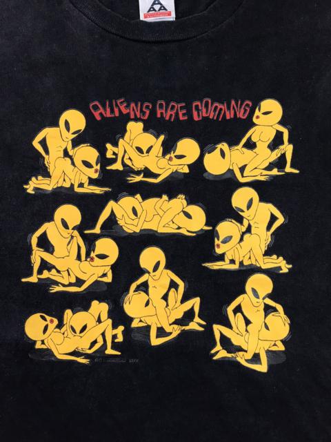 Other Designers 🔥VINTAGE 90’s T SHIRT ALIEN ARE COMING SEX EDUCATION