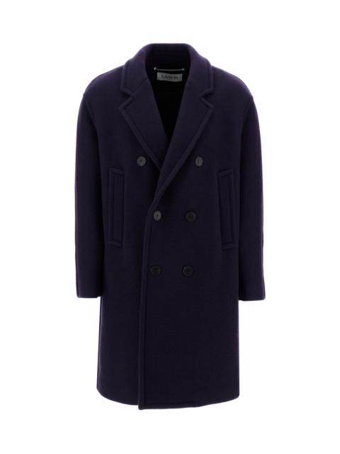 Double-breasted Heavy Wool Coat