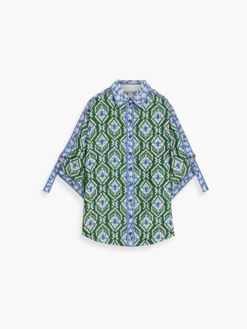 Zimmermann Printed silk-voile shirt