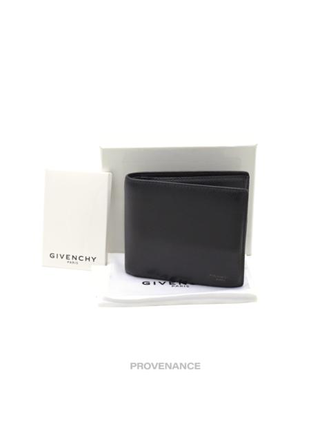 Givenchy Givenchy Bifold Wallet - Black Grained Leather