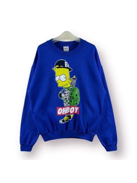 Other Designers 🔥 VINTAGE SIMPSON STREETWEAR SWEATSHIRT - M