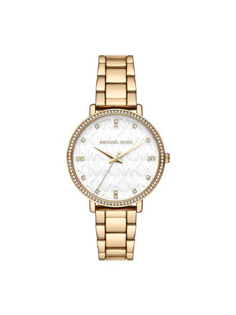 MICHAEL KORS Michael Kors Pyper Quartz Crystal White Dial Ladies Watch MK4919
