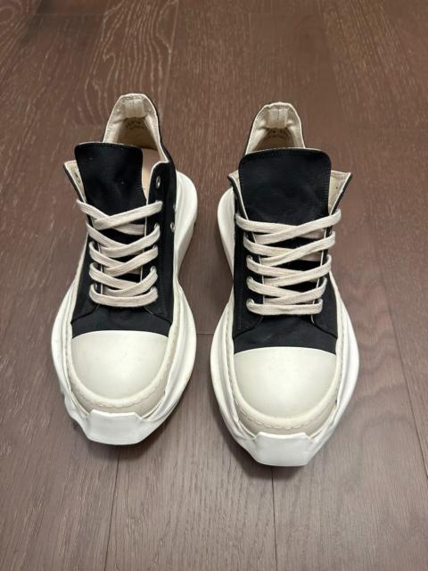 Rick Owens Rick Owens Black and White Tank Sole Large Converse Sneakers