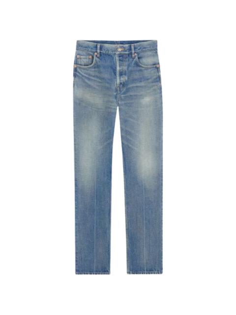 SAINT LAURENT Saint Laurent Women Straight Leg Denim Jeans