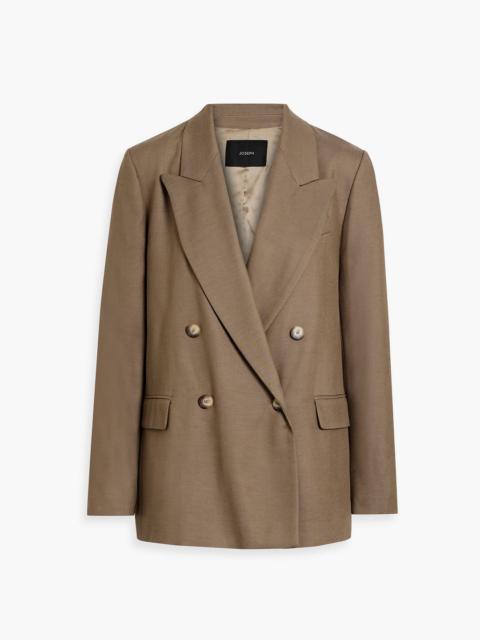 JOSEPH Jaden double-breasted twill blazer