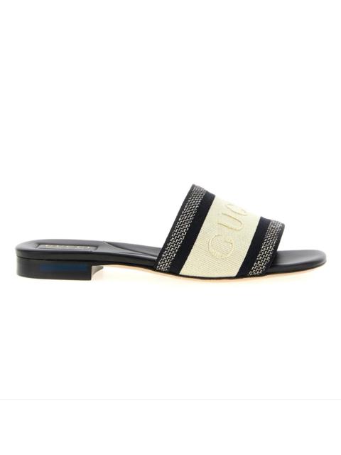 GUCCI SLIDE SANDAL WITH WEB