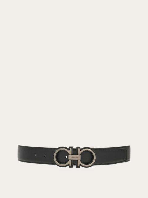 FERRAGAMO Reversible and adjustable Gancini belt