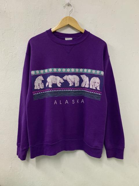 Other Designers Vintage Sweatshirt Signal Sport Alaska Polar Bear Printed