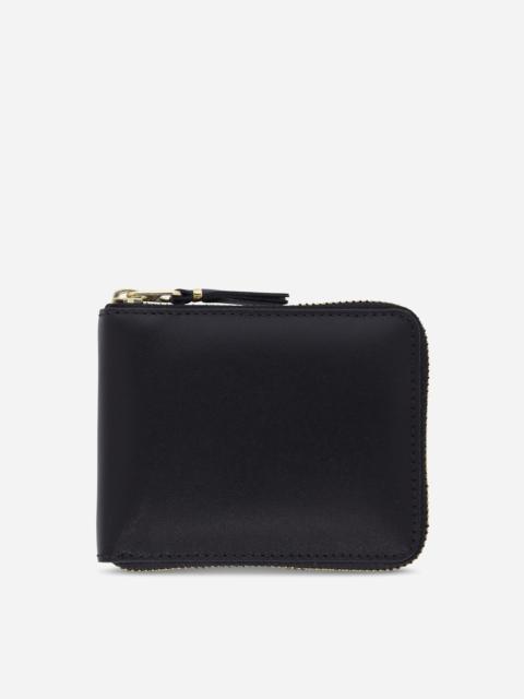 Comme Des Garçons Classic Leather Full Zip Around Wallet Black