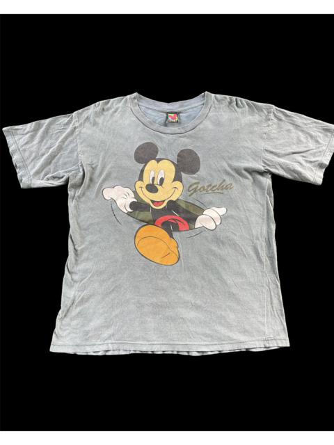 Other Designers Vintage - 💥Vintage Mickey Mouse Mirror Print Big Logo 90s Tee