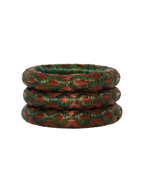 Johanna Ortiz Dancer's Essence Bangles green