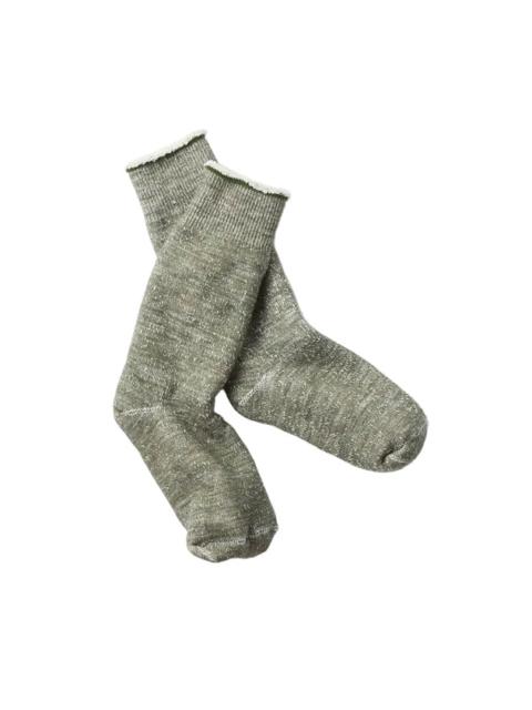 ROTOTO® R1001 Double Face Crew Socks - Army/Green