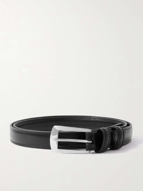 1.8cm Glossed-Leather Belt