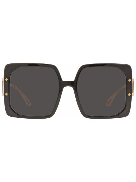 BVLGARI Bvlgari Dark Grey Square Ladies Sunglasses BV8254 501/87 55