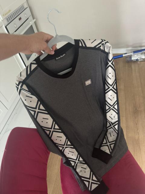 Acne Studios Acne Studios face grey sweatshirt