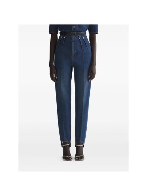 MUGLER Mugler Blue Trousers - Straight Trousers Women