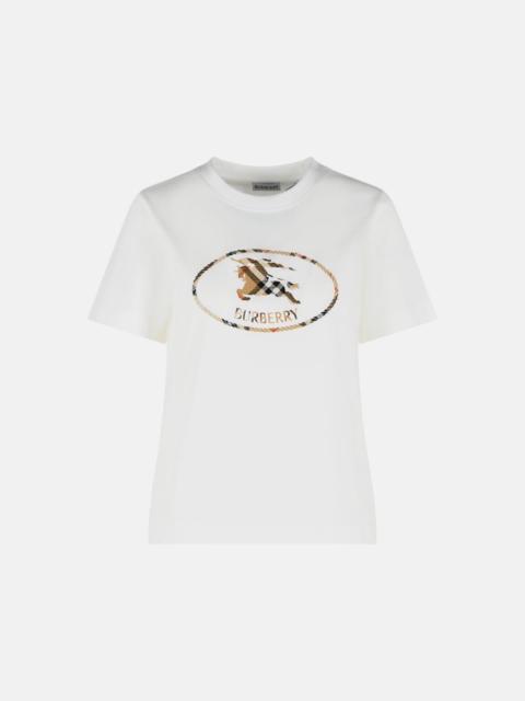 Burberry 'FRANKIE' WHITE COTTON T-SHIRT