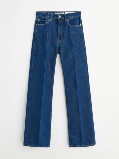 Our Legacy Boot Cut Blue Press Crease Denim