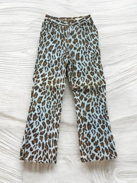 Hysteric Glamour MODAGOJI LEOPARD OVERPRINT FULLPRINTED DENIM
